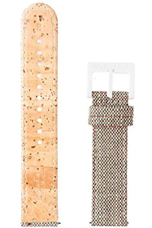 Mondaine Uhrenarmband Straps, in der Farbe , aus Kork/Textil, Anstoßbreite: 20 mm, FT3120.70A