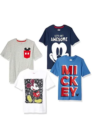 Amazon Disney | Marvel | Star Wars Jungen Kurzärmlige T-Shirts (zuvor Spotted Zebra), 4er-Pack, , 4 Jahre