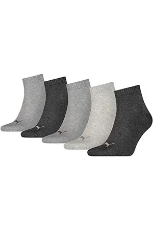 PUMA Unisex Unisex Quarter Plain Sokken (5 stuks) Socks, , 47-49 EU