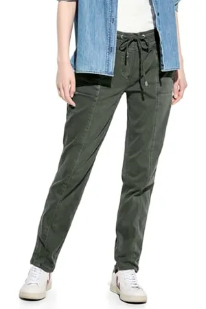 CECIL Damen B377592 Gestreifte Hose, , XL / 28L