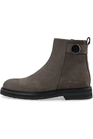 Cashott Damen CASBETTY Zip Boot Chelsea-Stiefel, Coffee, 42 EU