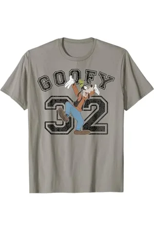 Disney Goofy Varsity Text #32 Portrait Graphic T-Shirt T-Shirt