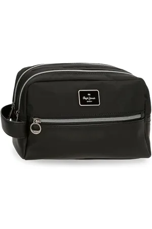 Pepe Jeans Christine Kulturbeutel, anpassbar, , 26 x 16 x 12 cm, Polyester, mit Details aus Kunstleder von Joumma Bags, , Talla única, Anpassbare Kosmetiktasche