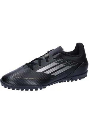 adidas Unisex F50 Club Football Boots Turf Fußballschuhe, core Black/Iron MET/Gold met, 41 1/3 EU