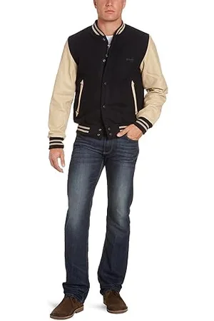 Schott NYC Herren Lc8705 Lederjacke, Schwarz/Schwarz, X-Large