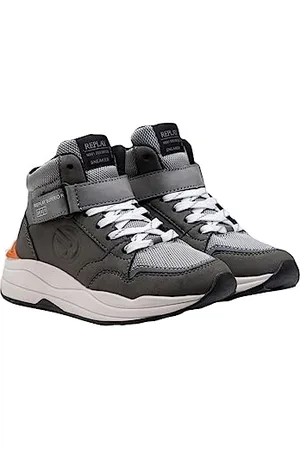Replay Jungen Sneaker Merak Junior 7 Hoch, Grau , 30