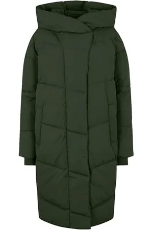 Noisy May Stepp Winter Mantel mit Kapuze Lange Puffer Jacke Warm Wattiert Blouson Gefüttert NMNEW Tally