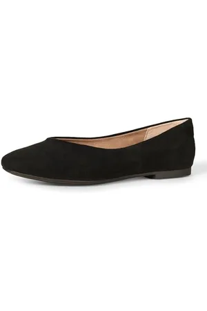 Amazon Damen Bequeme Ballerinas Zum Hineinschlüpfen Mit Eckiger Zehenpartie, , 41 EU