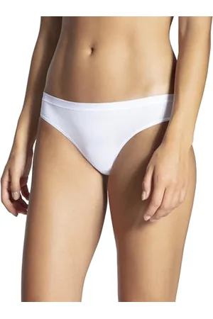 Calida Natural Comfort Slip Damen, Low Cut, natürlicher Glanz und glatter Griff