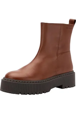 Ten Points Damen Alina Mode-Stiefel, Brown, 35 EU