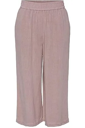 Pieces® PCVINSTY HW Linen Culotte NOOS
