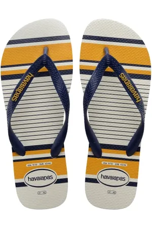 Havaianas – Top Nautical, bequeme, leichte und vielseitige Flip-Flops, Design im Marinestil, breite Riemen, Herren