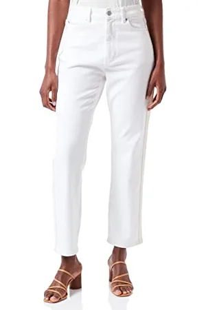 ESPRIT Damen 032ee1b323 Jeans, Weiß, 26W EU