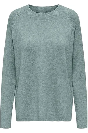 JDY MARCO L/S O-Neck Slit Pull KNT NOOS