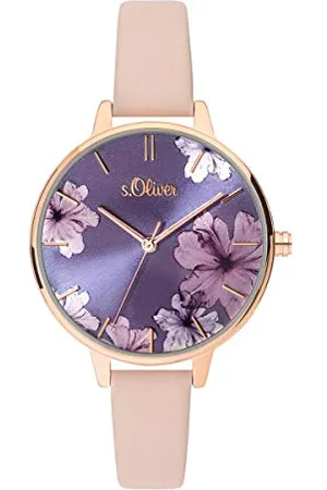 QS by s.Oliver Damen Analog Quarz Armbanduhr SO-3778-LQ