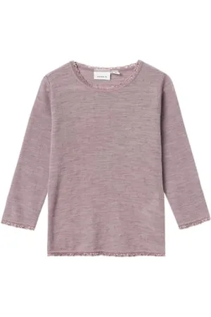 NAME IT Girl Oberteil mit Langen Ärmeln Merinowoll