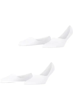 Burlington Damen Füßlinge Everyday Multipack W In Baumwolle unsichtbar einfarbig 2 Paar, , 35-36
