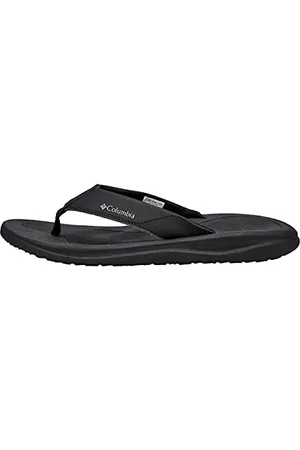 Columbia Herren Flip Flipflop, Schwarz/Titangrauer Stahl, 43.5 EU