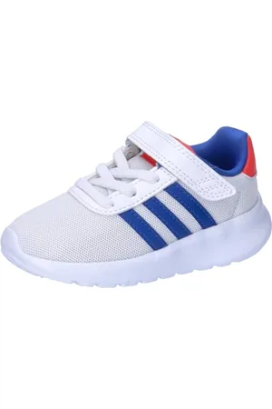 adidas Jungen Unisex Kinder Lite Racer 3.0 Shoes Laufschuhe, Cloud White/Team royal Blue/Bright red, 20 EU