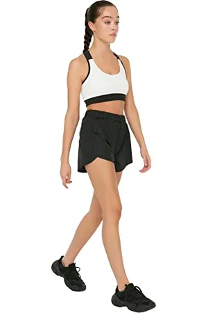 Trendyol Damen Fallschirm-stoff-sports-shorts Yoga Shorts, , XL EU