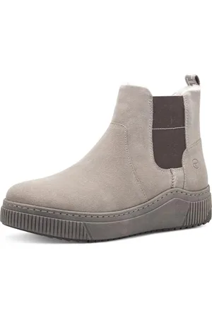 Tamaris COMFORT Damen Winterstiefel ohne Absatz aus Leder Wasserabweisend, , 39 EU