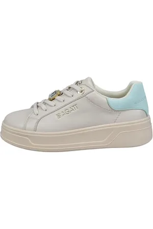 Bagatt D31-AJJ07 Damen Schnürer, Beige / Light Blue, 41 EU