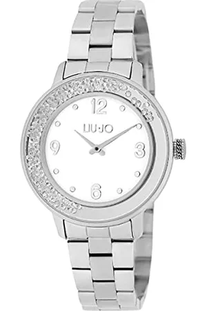 Liu Jo Damen Analog Quarz Uhr mit Edelstahl Armband TLJ2056