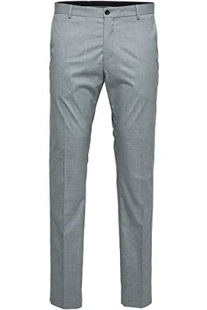 SELECTED Herren Slhslim-mylologan Light Grey TRS B Noos Anzughose, , 40 EU