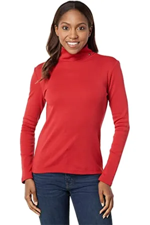 Tommy Hilfiger Damen Langarm Rollkragenpullover, , X-Groß