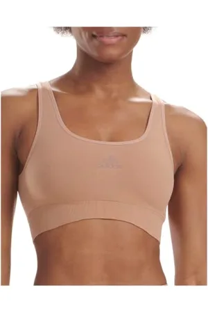 adidas Damen Micro Stretch Seamless Wireless Lounge Bra Sport-BH, Undurchsichtige, , Medium
