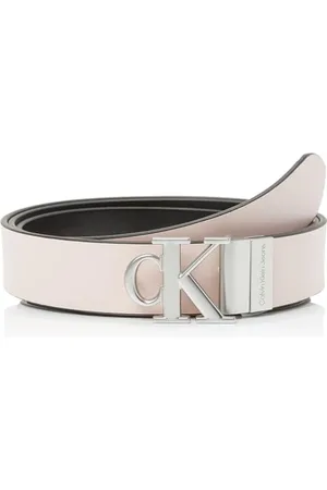 Calvin Klein Jeans Damen Round Mono PL REV LTHR Belt 30MM K60K611489 Gürtel, , 80