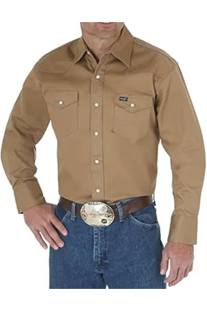 Wrangler Herren Ms71519 Arbeitshemd, , XXL