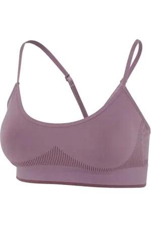 adidas Damen Bralette-Sport Active Contour Seamless BH, feige, L