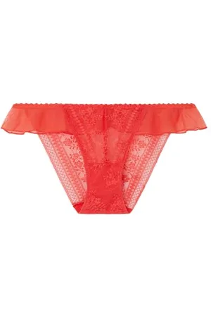 Women secret Damen Classic lace Ruffle Panty Funktionsunterwäsche, L