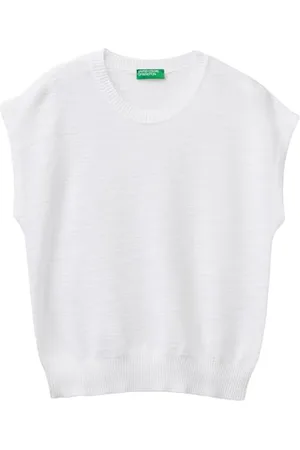 Benetton Damen Trikot G/C S/M 105gd109z T-Shirt, , XXS