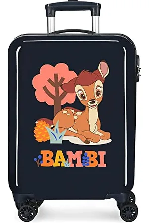 Disney Bambi Kabinentrolley, blau, 38 x 55 x 20 cm, starr, ABS-Kombinationsverschluss, 34 l, 2 kg, 4 Räder