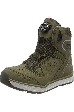 Viking Unisex-Erwachsene Espo Boa GTX Schneestiefel, Khaki/olive,35 EU