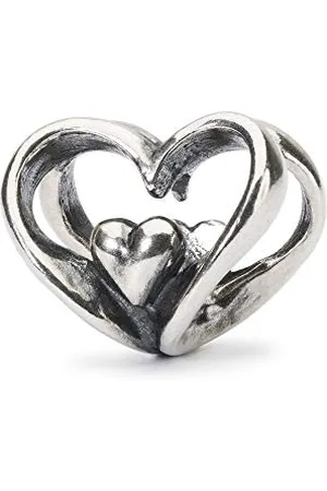 Trollbeads Charm Herz an Herz aus Sterling- in der Farbe , TAGBE-10202