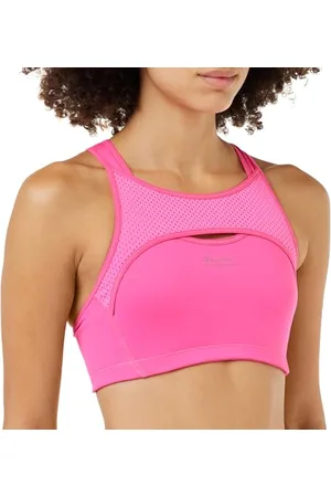 Champion Damen Shock Absorber New Active Crop Top Sport-BH, Undurchsichtige, Rose, S