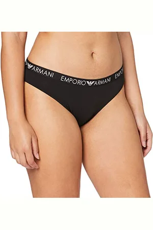Emporio Armani Damen Bi-pack Brief Iconic Cotton Unterwäsche BI-PACK BRIEF, Weiß, XS