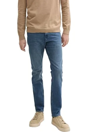 TOM TAILOR Marvin Straight Jeans, Stone wash Denim, 34/36