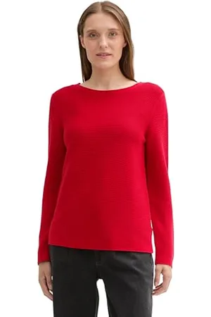 TOM TAILOR Damen Strickpullover aus Bio-Baumwolle