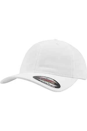 Flexfit Unisex 6997- Garment Washed Cotton Dad Hat Kappen, White, L/XL