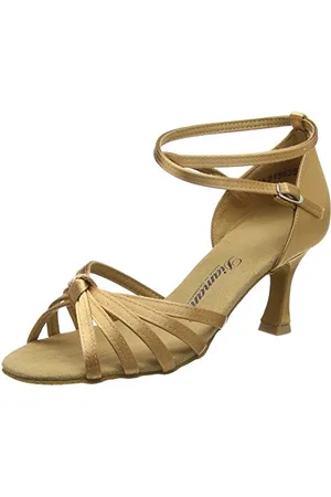 Diamant Damen Tanzschuhe 109-087-087 Standard & Latein, Beige (Hautfarben)