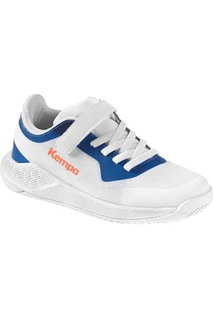 Kempa Kourtfly Kids Sport-Schuhe, weiß/blau, 32 EU