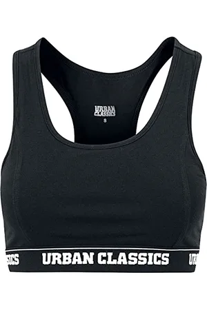 Urban classics Damen Ladies Logo Bra Sport Tank Top, , X-Large