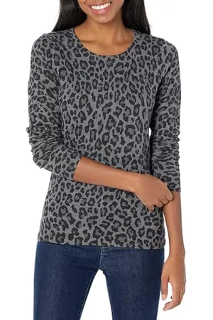 Amazon Damen Leichter, Langärmeliger Pullover Mit Rundhalsausschnitt (Erhältlich in Übergröße), , XL