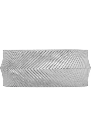 Fossil Herrenring, Harlow Linear Texture Edelstahlband Ring