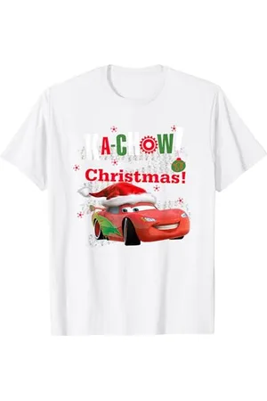 Cars Kachow Christmas T-Shirt - - Kinder - Unisex-Kinder, Unisex-Erwachsene - Kurzarm - T-Shirt - - S