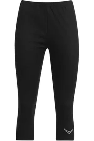 Trigema Damen Leggings 3/4 mit Swarovski® Kristallen